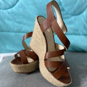 New Brown Strap Espadrille Sandals
